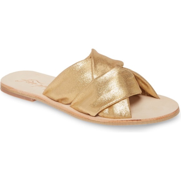 Free People Gold Sandals - Picture 13 of 13